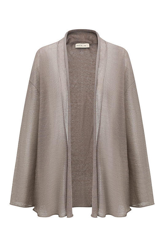 SWAYING 25 Early Autumn Seamless Outline Wool Cardigan SW-SW25PF1T14C2-QZ Light Brown